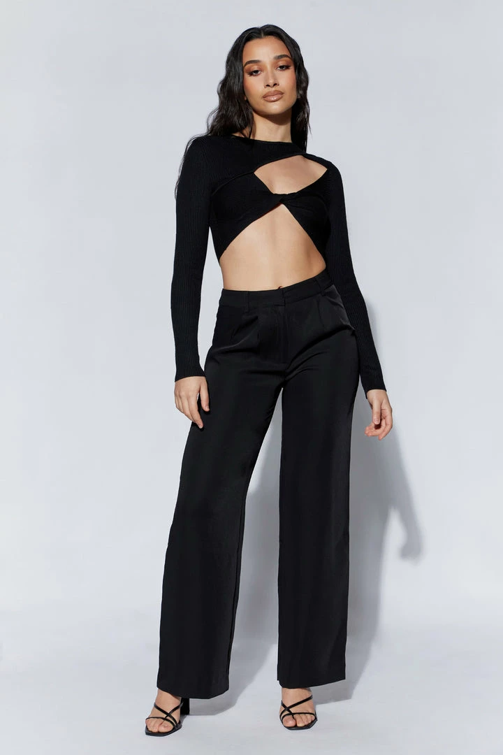 EMS Cameron Knit Crop Top - Black All Tops 3 EMS Cameron Knit Crop Top - Black All Tops