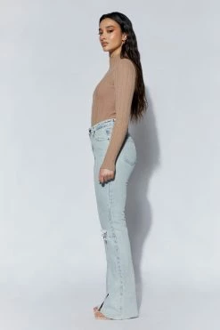 EMS Ruthie Recycled Knit Long Sleeve Bodysuit - Mocha All Tops 11 EMS Ruthie Recycled Knit Long Sleeve Bodysuit - Mocha All Tops