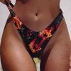 GLD Bambi Cheeky Cut Bikini Bottoms - Abstract Floral MESHKI SWIM