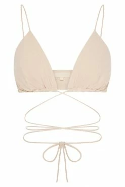 ROM Two Piece Sets Suzie Triangle Bralette - Stone 11 ROM Two Piece Sets Suzie Triangle Bralette - Stone