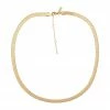 ZNY All Accessories Nour 14K Gold Plated Snake Chain Gold Plated Necklace - Gold