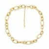 ZNY All Accessories Shelly 14K Gold Plated Chunky Chain Necklace - Gold