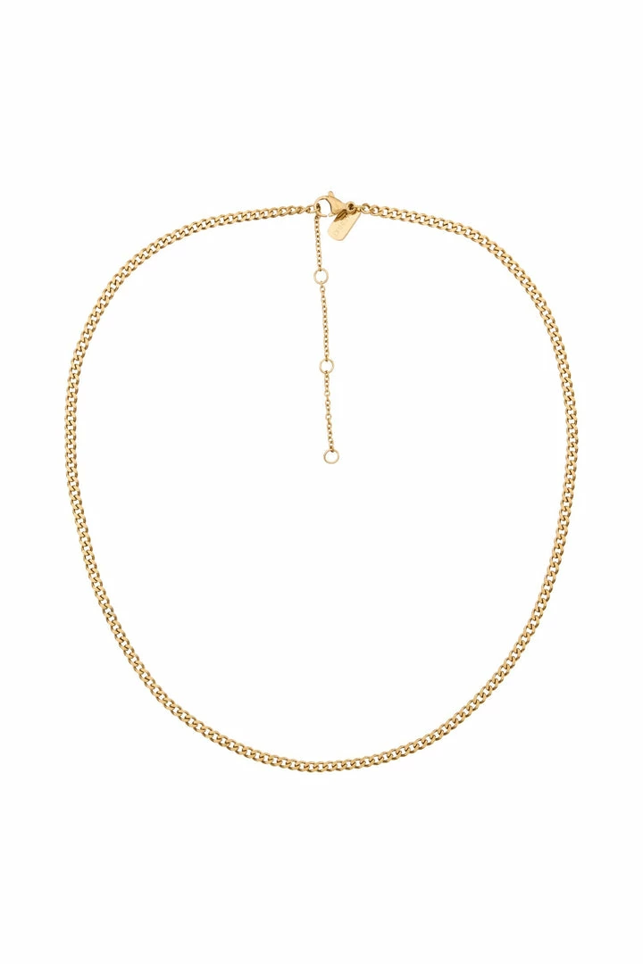 ZNY Chi 14K Gold Plated Small Chain Necklace - Gold All Accessories 1 ZNY Chi 14K Gold Plated Small Chain Necklace - Gold All Accessories