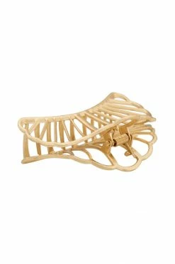ZNY All Accessories Juliana 14K Gold Plated Hair Claw - Gold