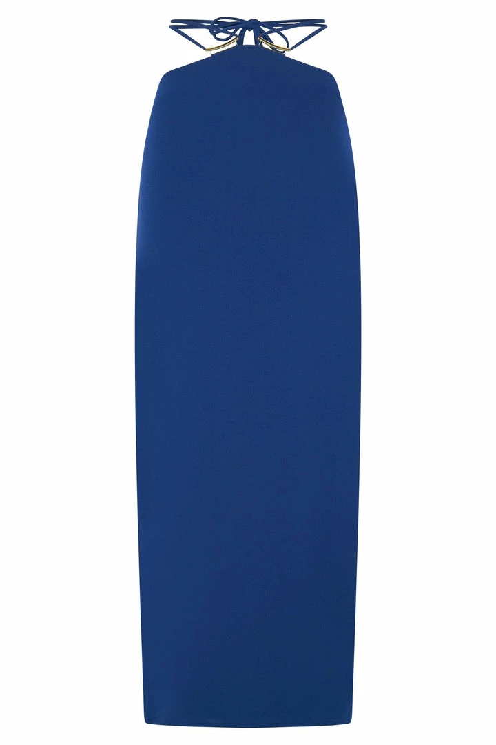 AMC All Bottoms Erika Maxi Skirt With Hardware - Navy 7 AMC All Bottoms Erika Maxi Skirt With Hardware - Navy