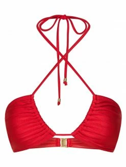 GLD Willow Ruched Drawstring Bikini Top - Red 13 GLD Willow Ruched Drawstring Bikini Top - Red
