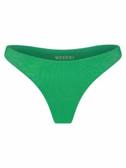 GLD Ivanna Thong Bikini Bottoms - Green Sparkle 11 GLD Ivanna Thong Bikini Bottoms - Green Sparkle