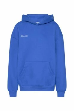QNG Bree Oversized Fleeceback Hoodie - Cobalt Blue Unisex