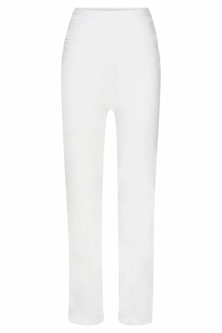 WXI Two Piece Sets Eleanor Ruched Cut Out Pants - White 8 WXI Two Piece Sets Eleanor Ruched Cut Out Pants - White
