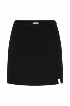 QNG Romee Mini Skirt - Black Two Piece Sets