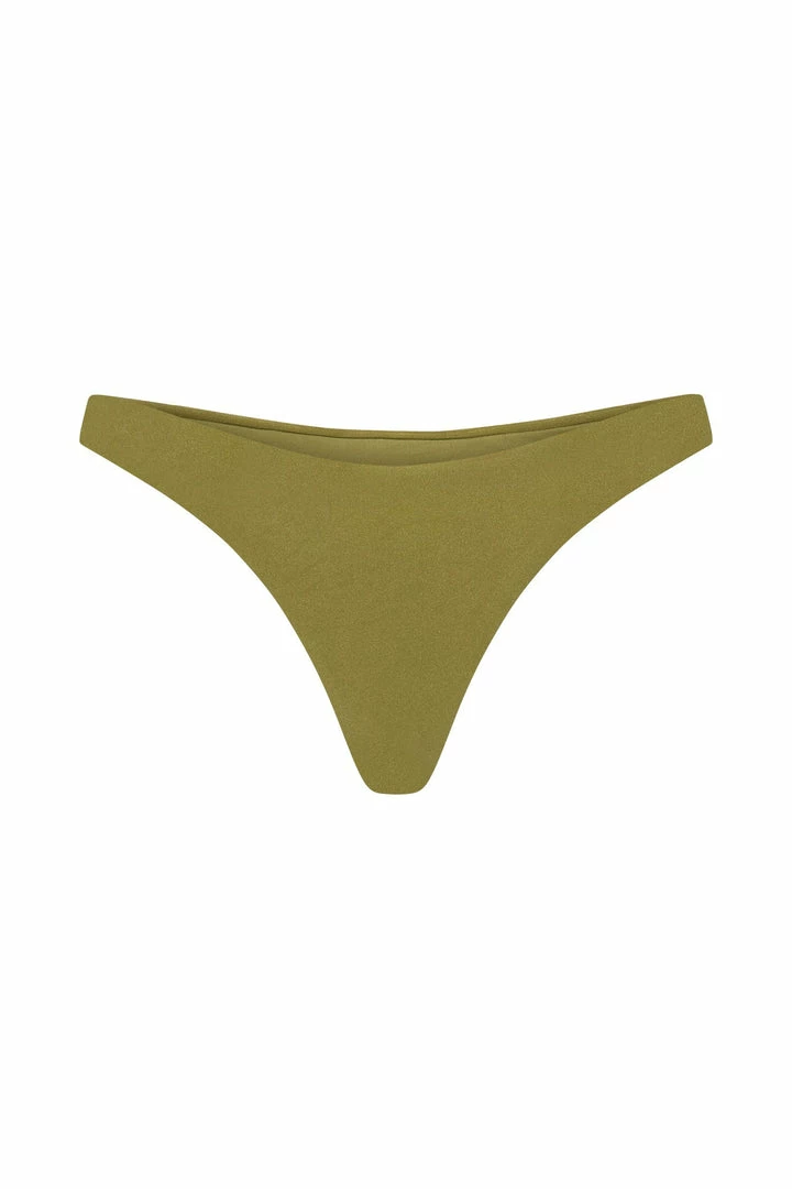 GLD Bambi Cheeky Cut Bikini Bottoms - Olive 7 GLD Bambi Cheeky Cut Bikini Bottoms - Olive