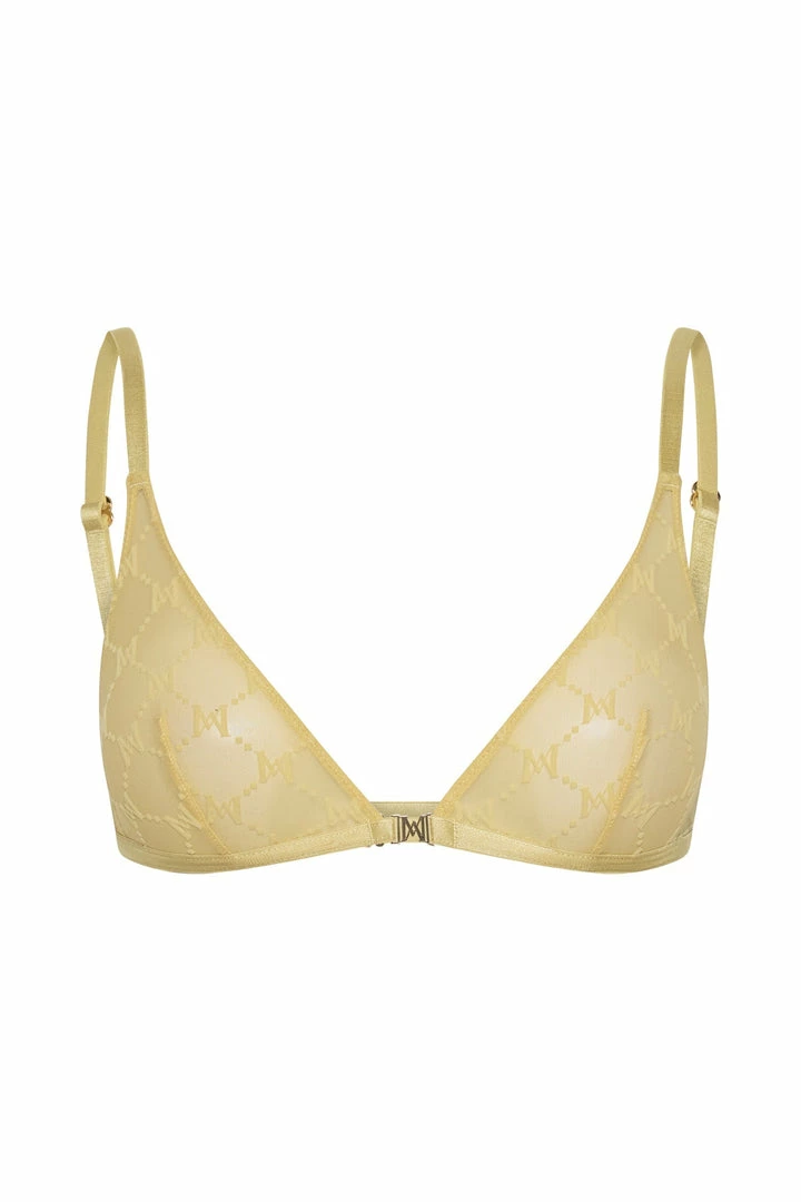 GZH Millie Monogram Bra - Lemon 9 GZH Millie Monogram Bra - Lemon