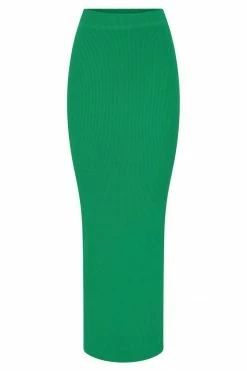 EMS Kaesha Split Midi Knitted Skirt - Green Two Piece Sets 11 EMS Kaesha Split Midi Knitted Skirt - Green Two Piece Sets