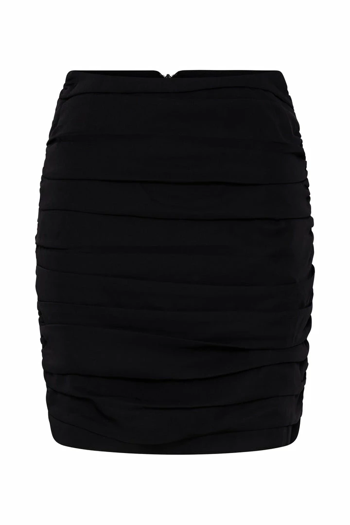 WNT Lola Ruched Mini Skirt - Black 11 WNT Lola Ruched Mini Skirt - Black