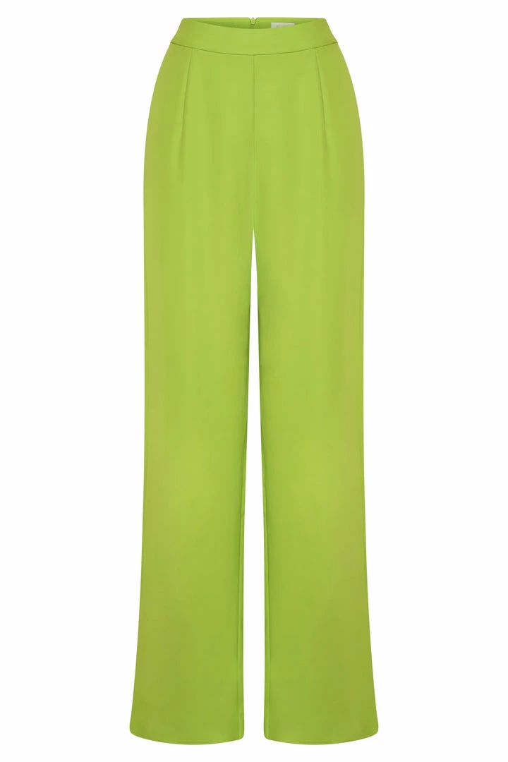 WNG Saskia Straight Leg Trousers - Lime Green Two Piece Sets 11 WNG Saskia Straight Leg Trousers - Lime Green Two Piece Sets