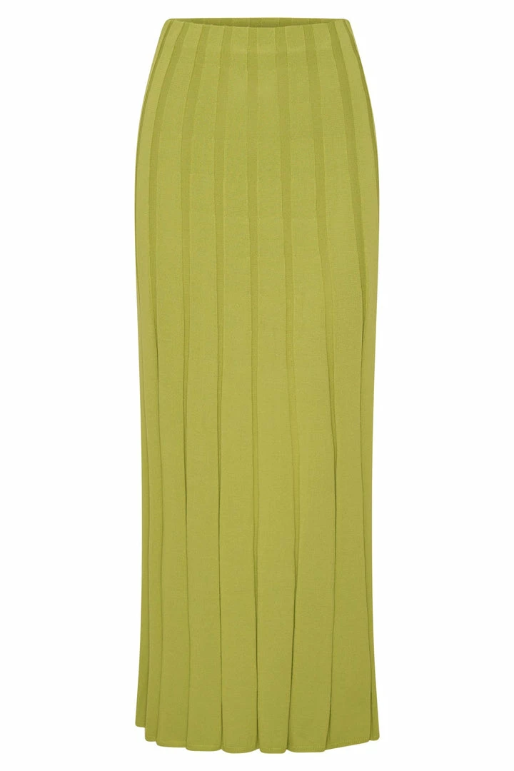 SHN Jasmyn Flute Midi Skirt - Olive Two Piece Sets 10 SHN Jasmyn Flute Midi Skirt - Olive Two Piece Sets