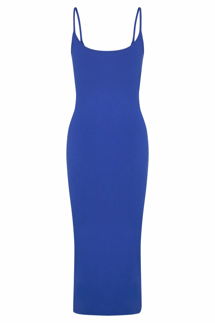 ROM DRESSES Alexis Ribbed Cami Midi Dress - Cobalt Blue 8 ROM DRESSES Alexis Ribbed Cami Midi Dress - Cobalt Blue