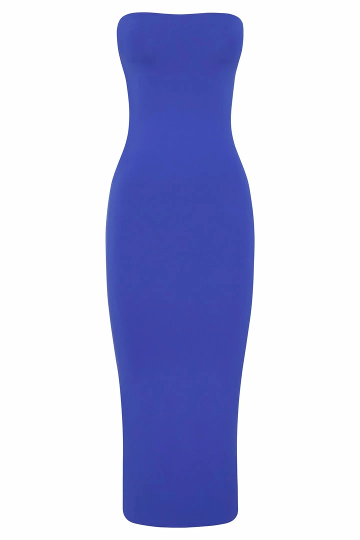 WXI Cassidy Strapless Midi Dress - Cobalt Blue DRESSES 9 WXI Cassidy Strapless Midi Dress - Cobalt Blue DRESSES