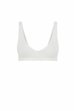 EMS Mary Knit Bralette - White Two Piece Sets