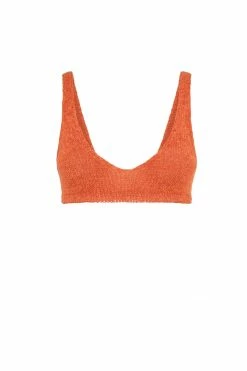 EMS Mary Knit Bralette - Tangerine Two Piece Sets