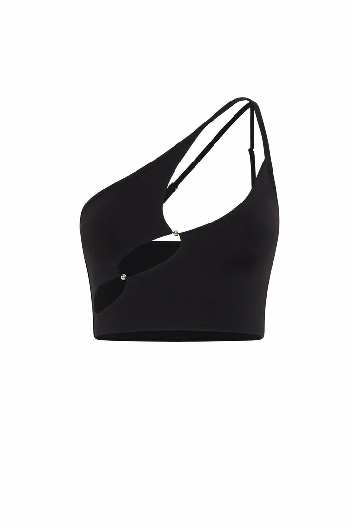 WXI Mavis Beaded Cutout Crop Top - Black All Tops 9 WXI Mavis Beaded Cutout Crop Top - Black All Tops