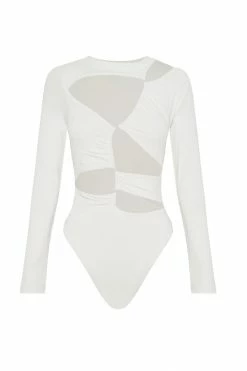 WXI Sahara Cut Out Bodysuit - White
