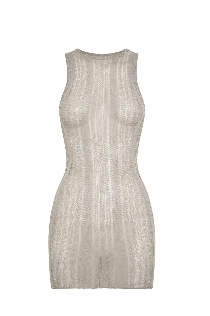 EMS Valencia Mini Knit Dress - Grey 8 EMS Valencia Mini Knit Dress - Grey