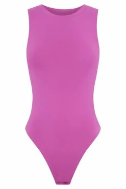 WXI All Tops Jordyn Tank Sleeveless Bodysuit - Violet