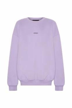 QNG Max Unisex Crew Neck Cosy Sweater - Lilac 13 QNG Max Unisex Crew Neck Cosy Sweater - Lilac