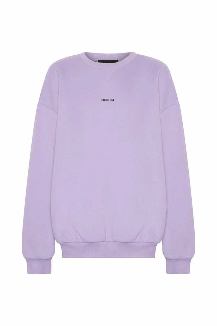 QNG Max Unisex Crew Neck Cosy Sweater - Lilac 7 QNG Max Unisex Crew Neck Cosy Sweater - Lilac