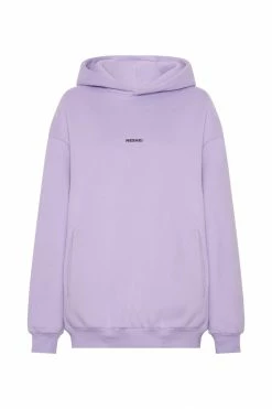 QNG Bay Unisex Oversized Cosy Hoodie - Lilac