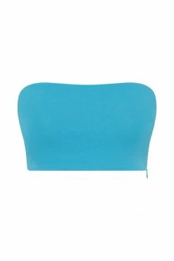 AMC Stephanie Crepe Bandeau - Aqua Two Piece Sets