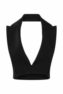 WNT Semara Cropped Waistcoat - Black 13 WNT Semara Cropped Waistcoat - Black