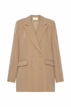 WNT Madison Oversized Blazer - Taupe Coats & Jackets