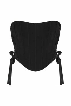 BSD Elizabeth Strapless Corset Top - Black
