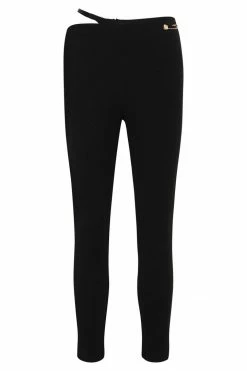 BSD All Bottoms Irene Pants With V Front Cut Out - Black 19 BSD All Bottoms Irene Pants With V Front Cut Out - Black