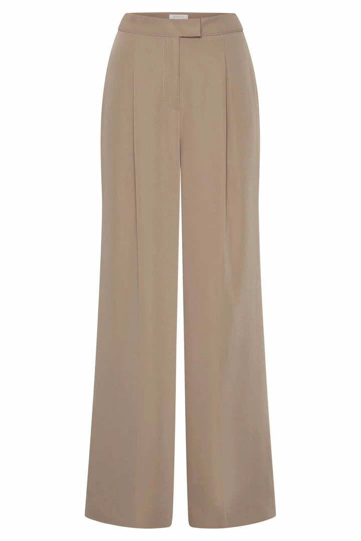 WNT Gloria Wide Leg Trouser - Taupe Two Piece Sets 9 WNT Gloria Wide Leg Trouser - Taupe Two Piece Sets