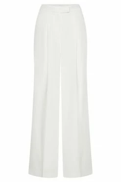 WNT Two Piece Sets Gloria Wide Leg Trousers - White