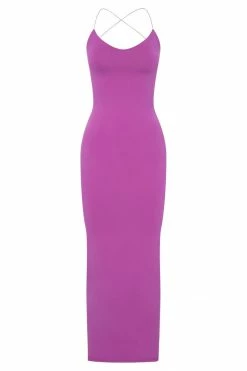 WXI Sabine Backless Maxi Dress - Purple DRESSES 19 WXI Sabine Backless Maxi Dress - Purple DRESSES