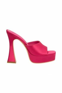 LFS Mikaela Satin Platform Heels - Pink Shoes 15 LFS Mikaela Satin Platform Heels - Pink Shoes