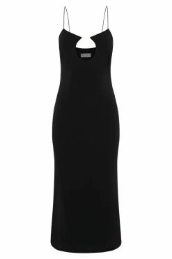 AMC Ariya Hardware Midi Dress - Black DRESSES