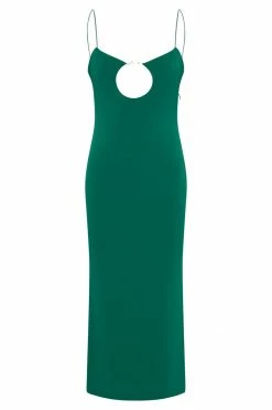 AMC Ariya Hardware Midi Dress - Emerald
