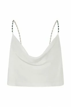 JLW Havva Diamante Top - White Two Piece Sets