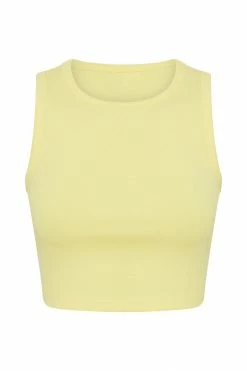 ROM Bryn Cropped Tank Top - Yellow 13 ROM Bryn Cropped Tank Top - Yellow