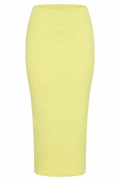 WXI Charley Midi Skirt - Yellow Two Piece Sets