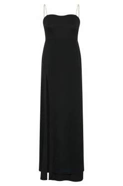 AMC Dionne Criss Cross Diamante Maxi Dress - Black 13 AMC Dionne Criss Cross Diamante Maxi Dress - Black
