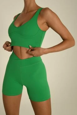 MGH Summer V Front Bike Shorts - Bright Green