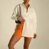 WNT Ophelia Linen Button Up Shirt - White All Tops
