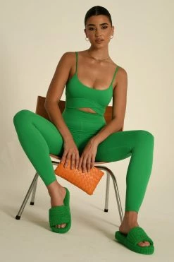 MGH Venus V Back Leggings - Bright Green Activewear Bottoms 16 MGH Venus V Back Leggings - Bright Green Activewear Bottoms