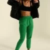QNG Camille Oversized Fleeceback Jogger - Bright Green Sweaters & Hoodies